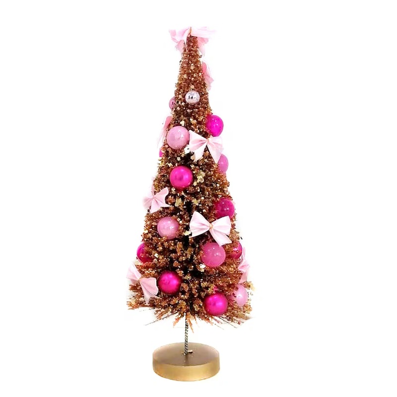 PINK TINSEL TOWN CHRISTMAS TREE BY CODY FOSTER