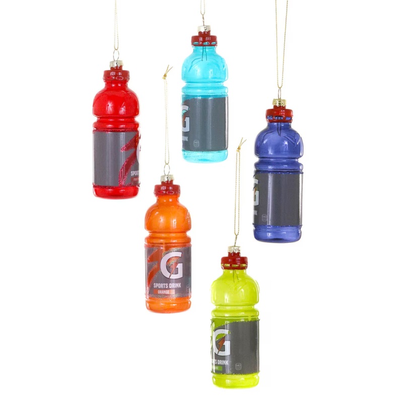 SPORTS DRINK GLASS ORNAMENT BY CODY FOSTER