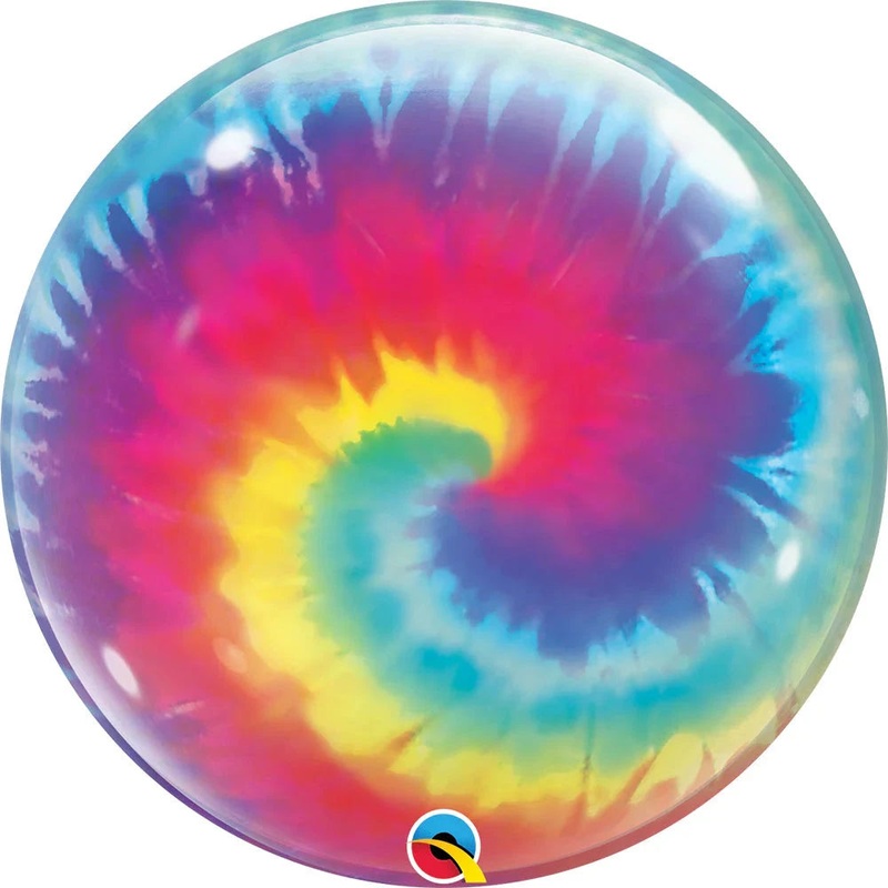 TIE DYE SWIRL BALLOON
