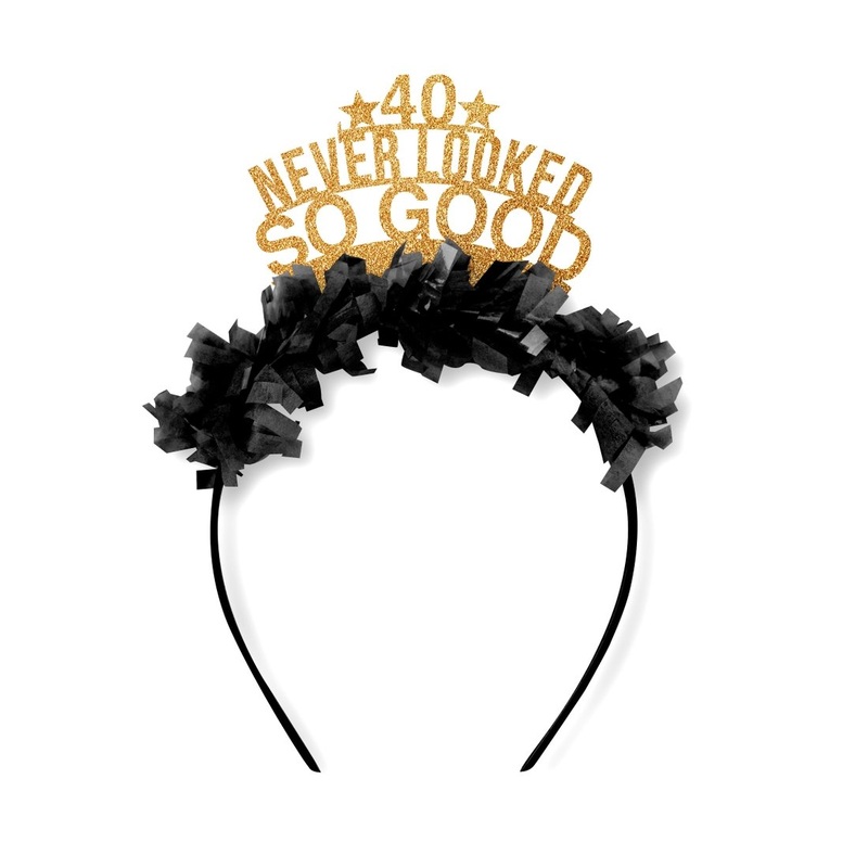40 NEVER LOOKED SO GOOD BIRTHDAY CROWN