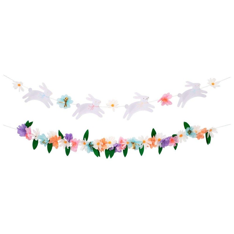 EASTER BUNNY FLORAL GARLAND