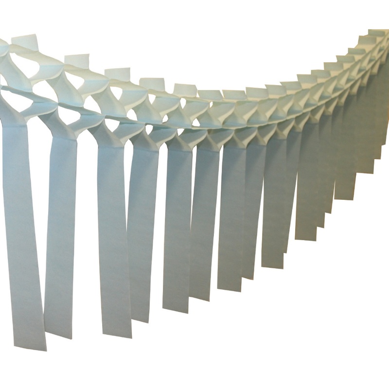 LIGHT BLUE STREAMER GARLAND