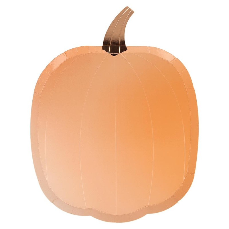 OMBRE PUMPKIN PLATES