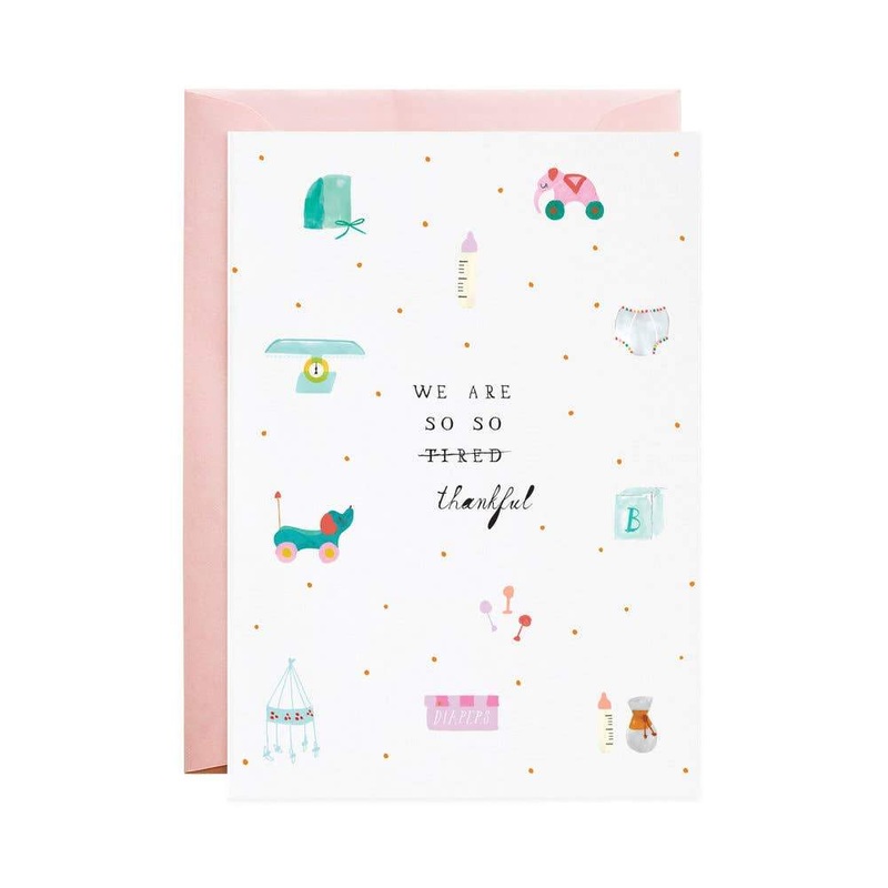SO SO THANKFUL BABY THANK YOU CARD