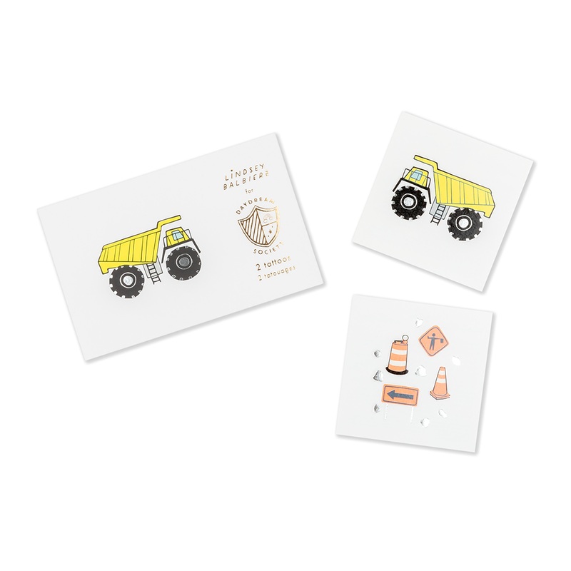 UNDER CONSTRUCTION TEMPORARY TATTOOS