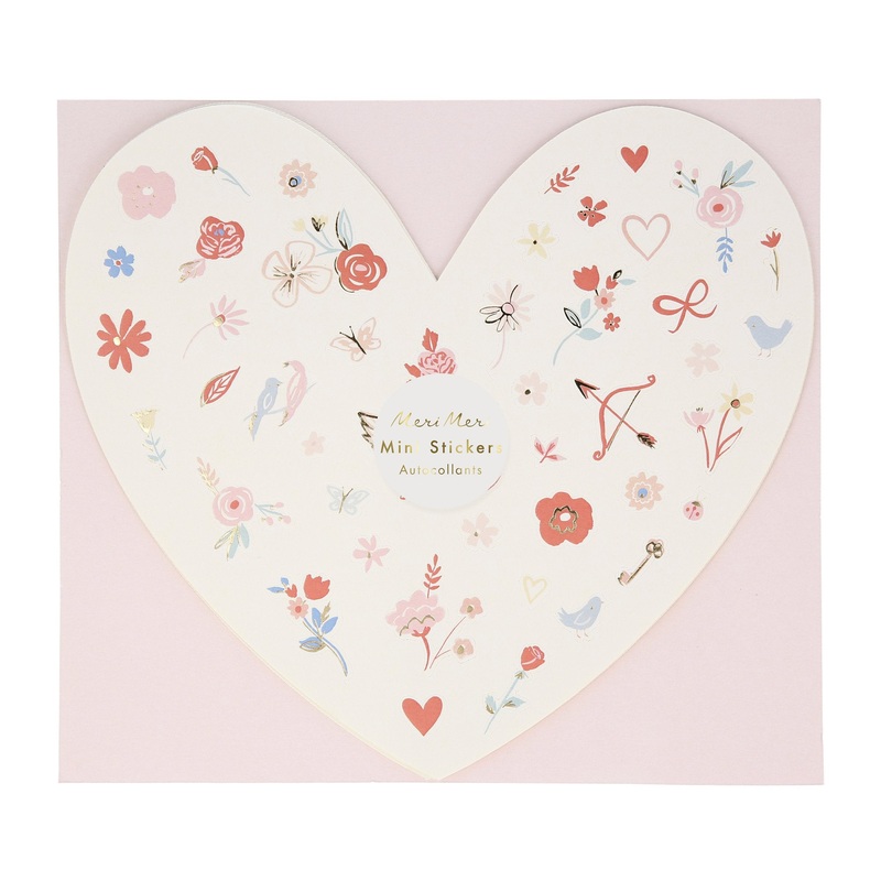 VALENTINE’S DAY THEMED MINI STICKER SHEETS