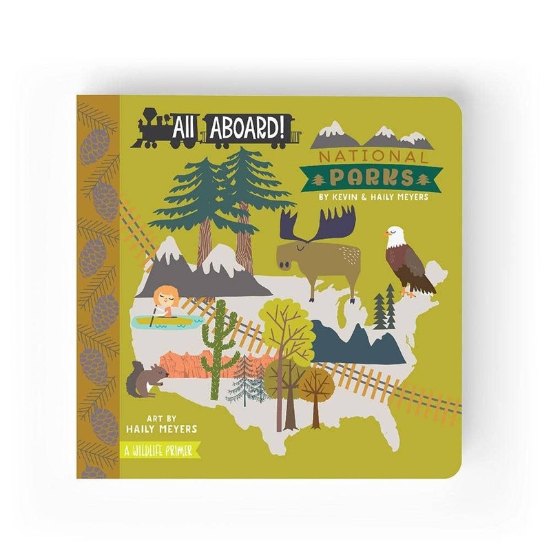 ALL ABOARD NATIONAL PARKS CHILDREN’S BOOK BY LUCY DARLING