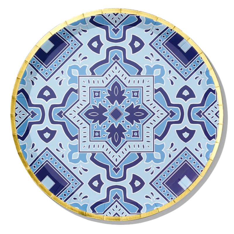 AMALFI BLUES LARGE PLATES