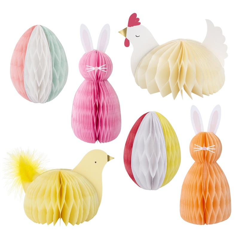 EASTER HONEYCOMB DECORATIONS