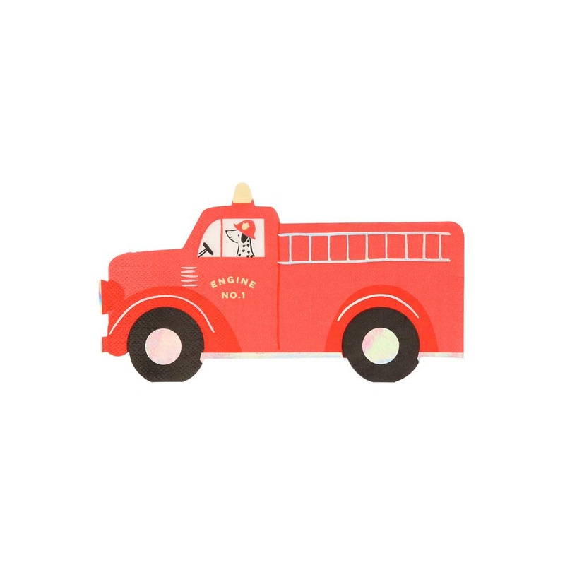 FIRE TRUCK PARTY NAPKINS