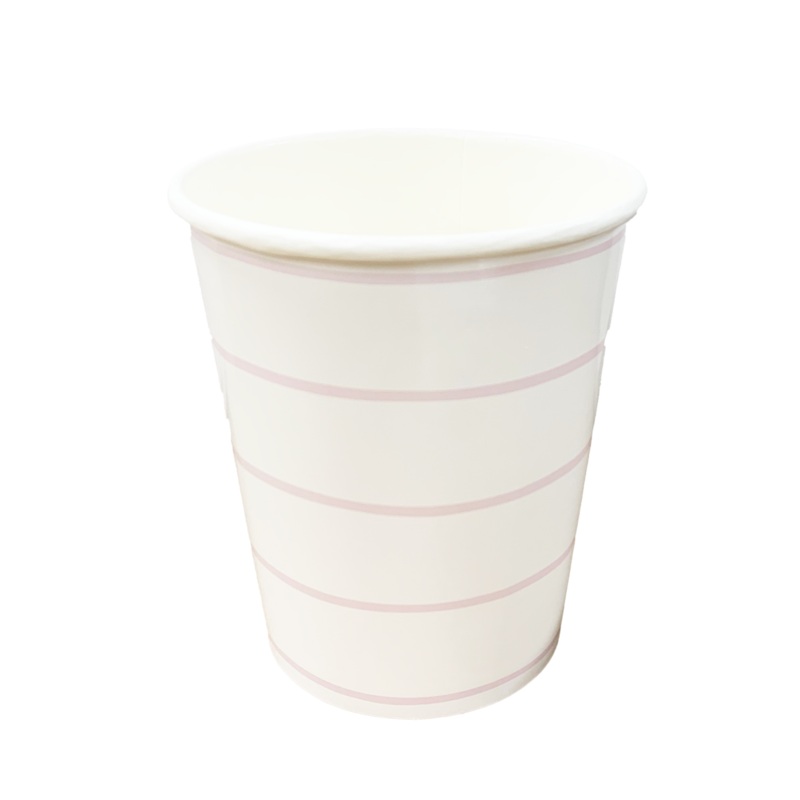 LILAC PURPLE FRENCHIE STRIPED CUPS