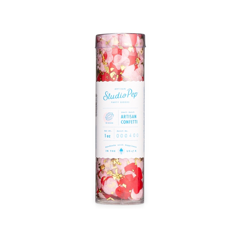 RED & PINK KISSES CONFETTI