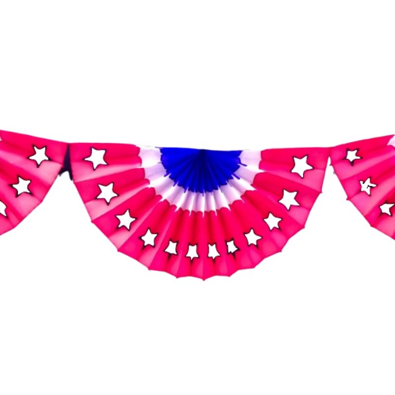 STAR FAN BUNTING GARLAND