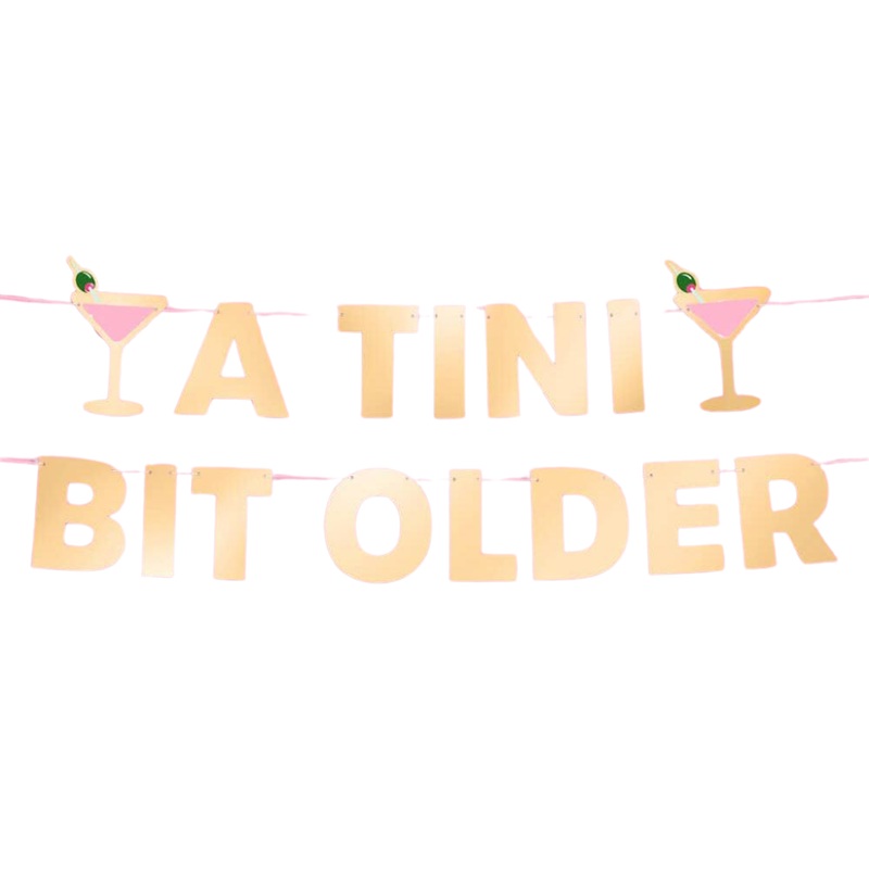 A TINI BIT OLDER BIRTHDAY BANNER