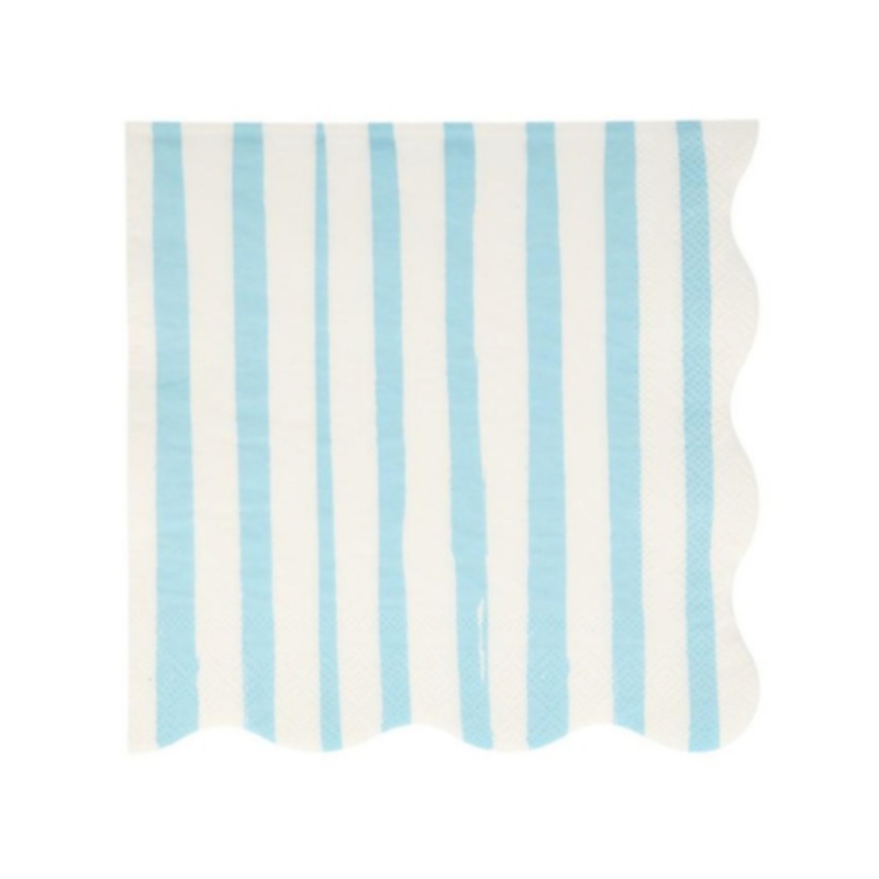 BLUE STRIPE NAPKINS