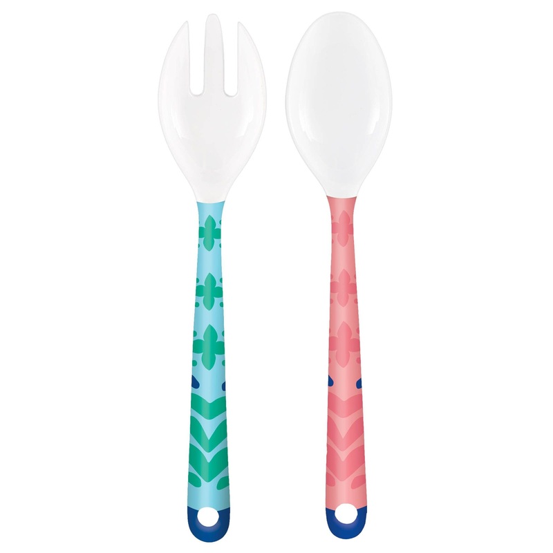BOHO VIBES MELAMINE SALAD SERVERS