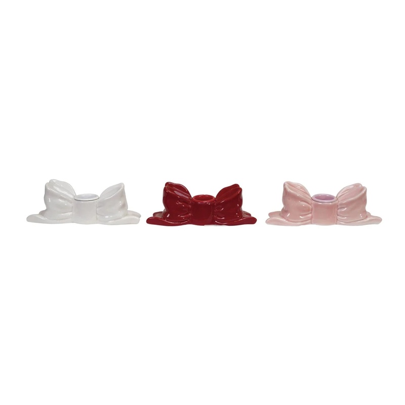 BOW CANDLE HOLDER