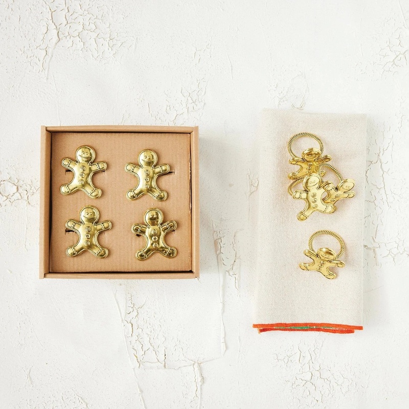 GINGERBREAD MAN NAPKIN RINGS