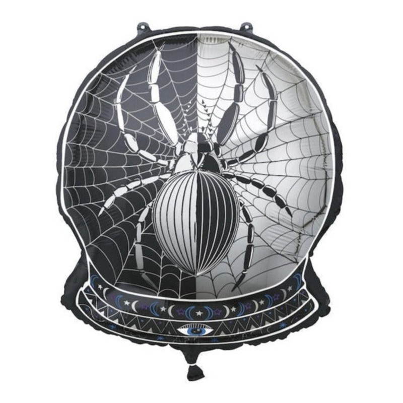 HALLOWEEN CRYSTAL BALL WITH SPIDER BALLOON
