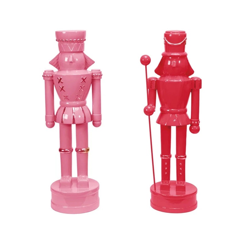 LARGE NUTCRACKER WITH GOLD DETAILS