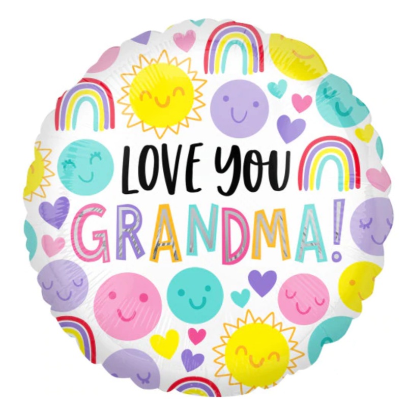 LOVE YOU GRANDMA BALLOON