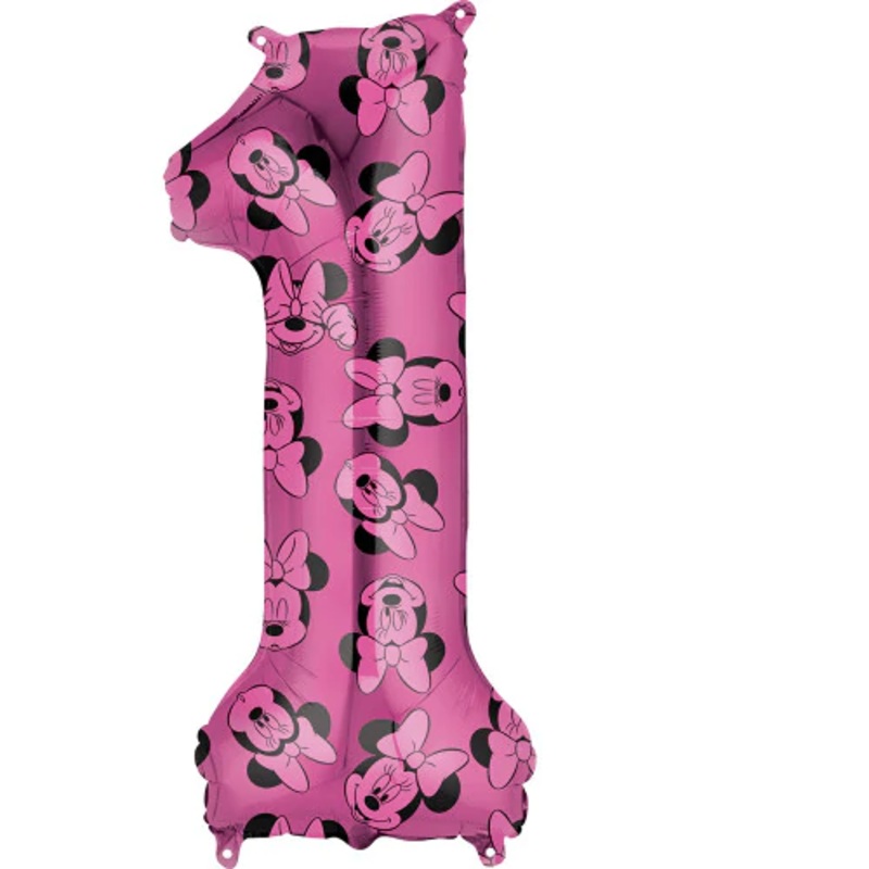 MINNIE MOUSE NUMBER 1 BALLOON