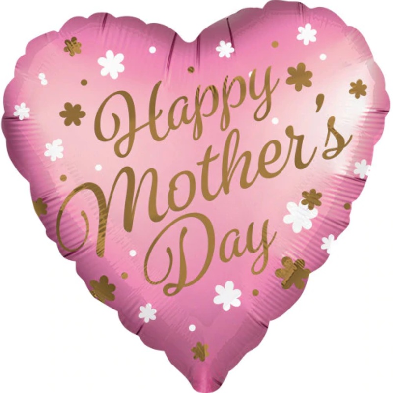 SATIN PINK HAPPY MOTHER’S DAY BALLOON