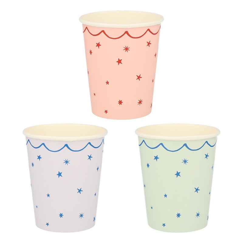 STAR PATTERN CUPS