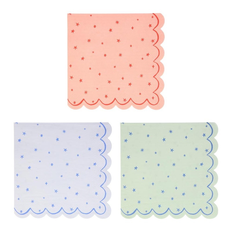 STAR PATTERN NAPKINS