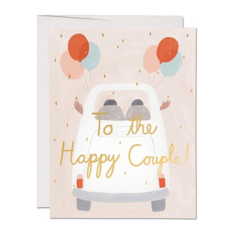 TO THE HAPPY COUPLE GREETING CARD