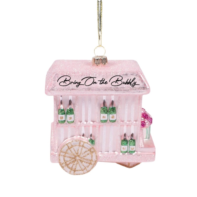 BUBBLY CART ORNAMENT