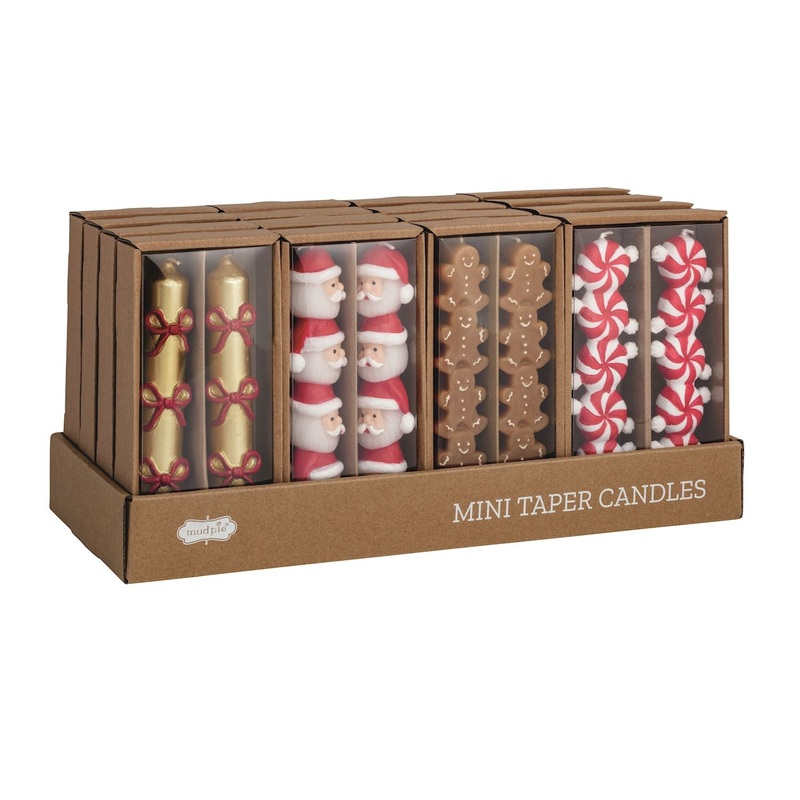 CHRISTMAS MINI TAPER CANDLES