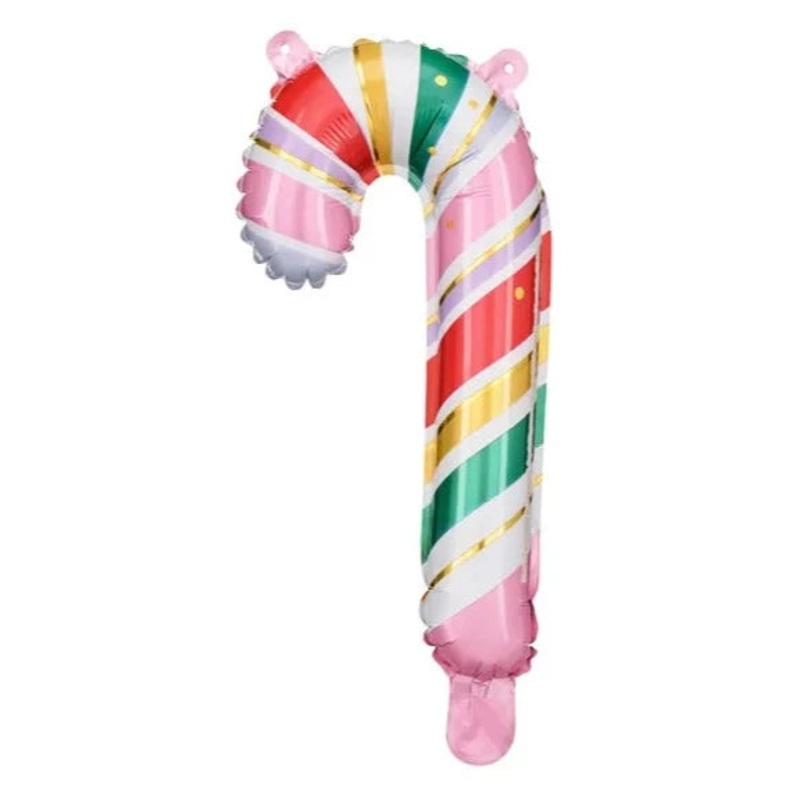 COLORFUL CANDY CANE BALLOON