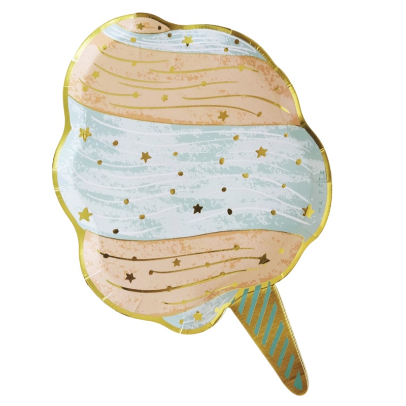 FUN FAIR COTTON CANDY PLATE