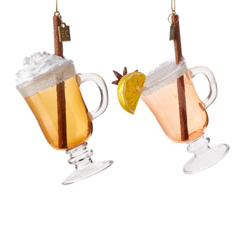 HOT TODDY & BUTTERED RUM ORNAMENT