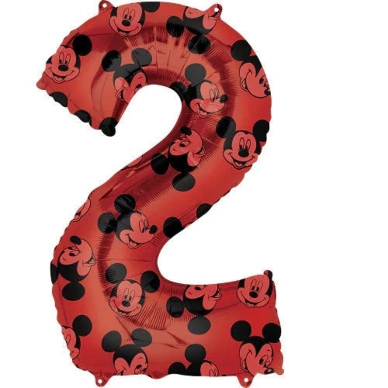 MICKEY MOUSE NUMBER 2 BALLOON
