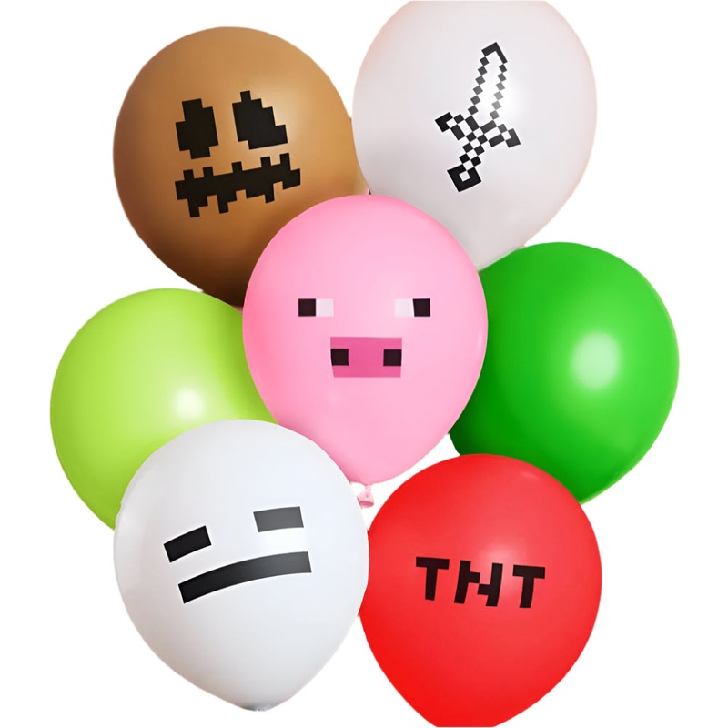 MINECRAFT BALLOON SET