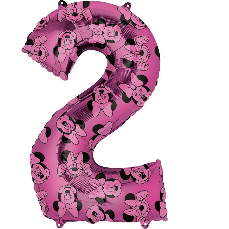 MINNIE MOUSE NUMBER 2 BALLOON