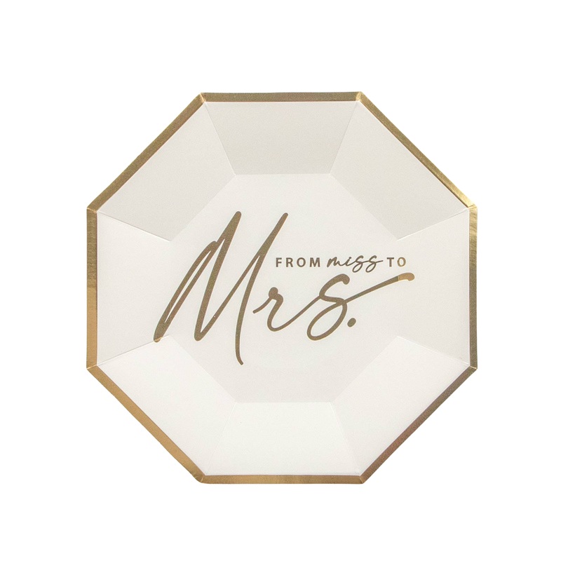 MISS TO MRS DINNER PLATES