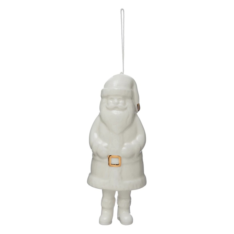 SANTA BELL CHRISTMAS ORNAMENT