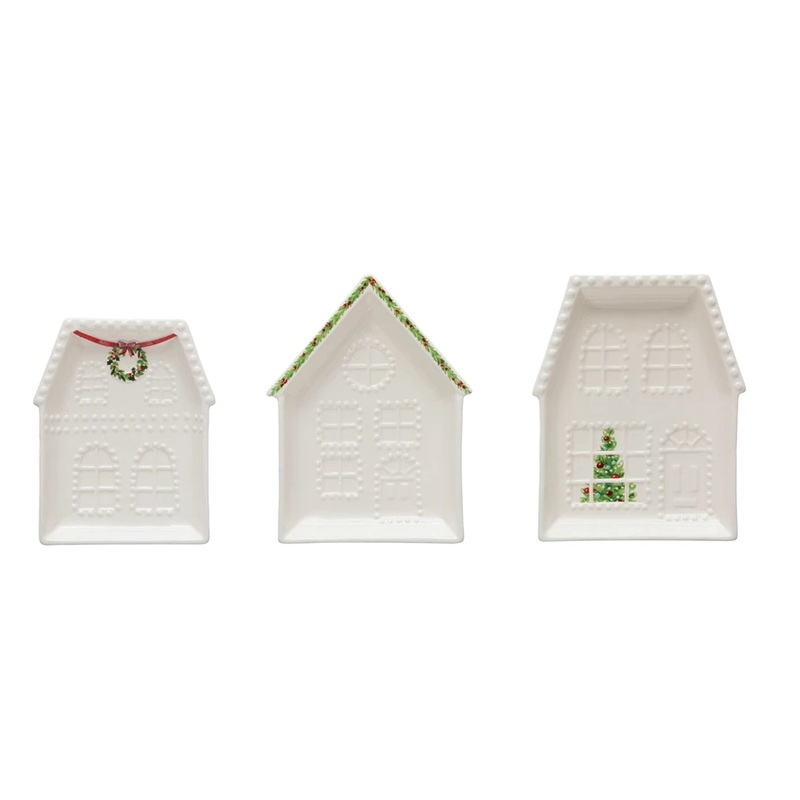 STONEWARE HOUSE PLATE