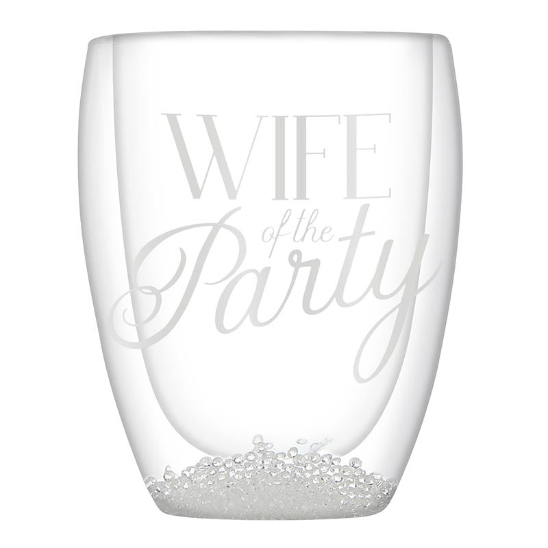 WIFE OF THE PARTY DOUBLE-WALL STEMLESS GLASS