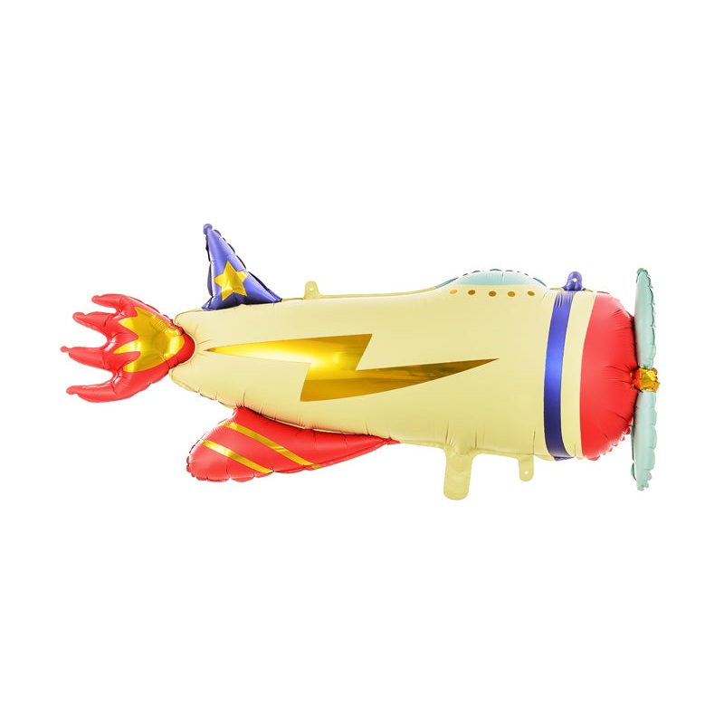 YELLOW AIRPLANE BALLOON