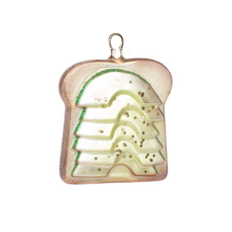 AVOCADO TOAST CHRISTMAS ORNAMENT