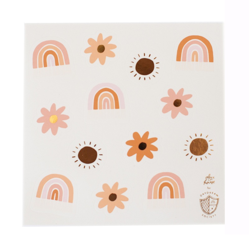 BOHO RAINBOW STICKER SET