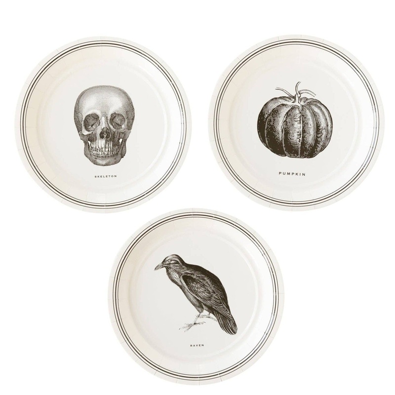 ELEGANT HALLOWEEN PLATE SET