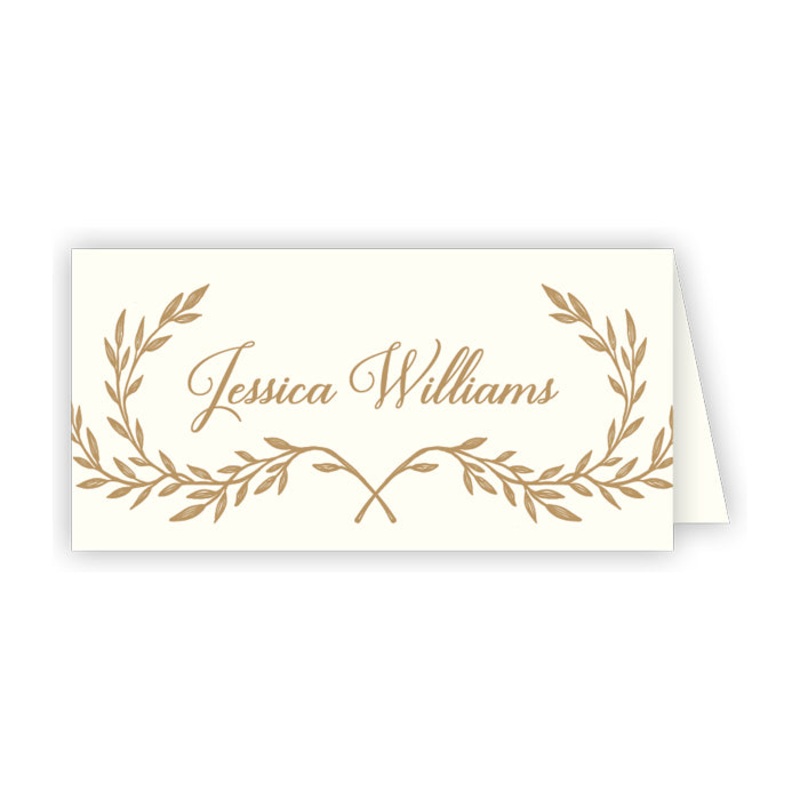 FALL LAUREL BRANCHES PLACE CARDS
