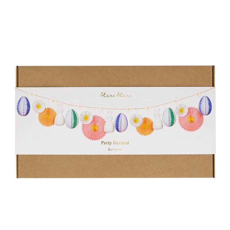 HONEYCOMB EASTER BUNNY GARLAND