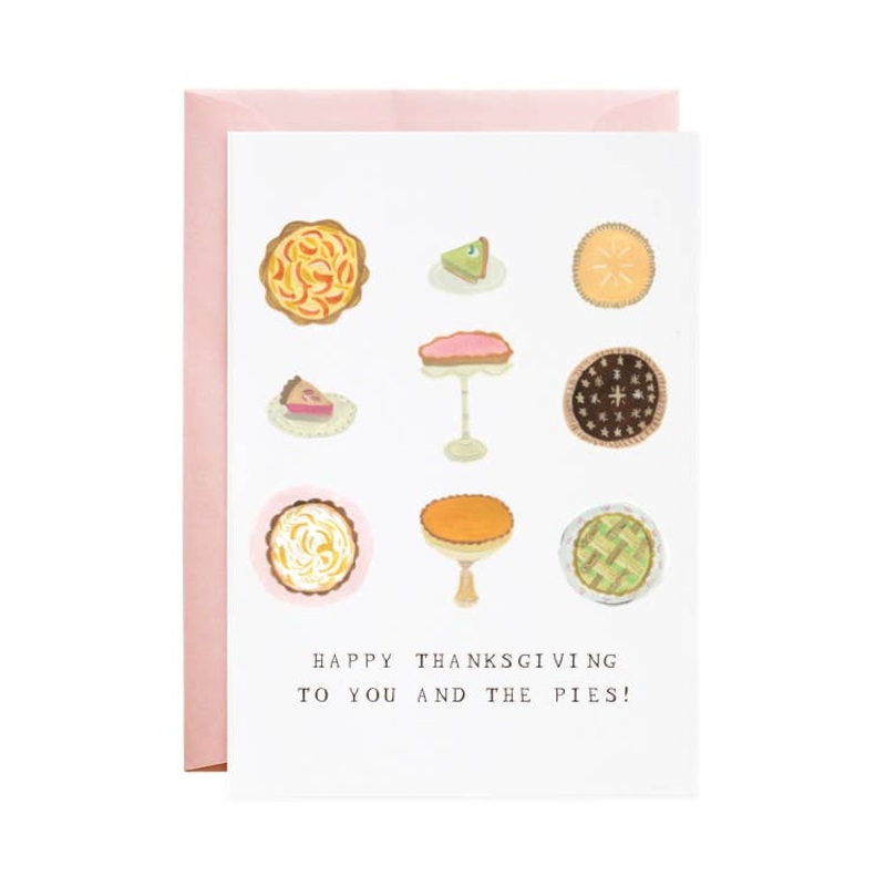 LOVE FROM THE PIES THANKSGIVING GREETING CARD