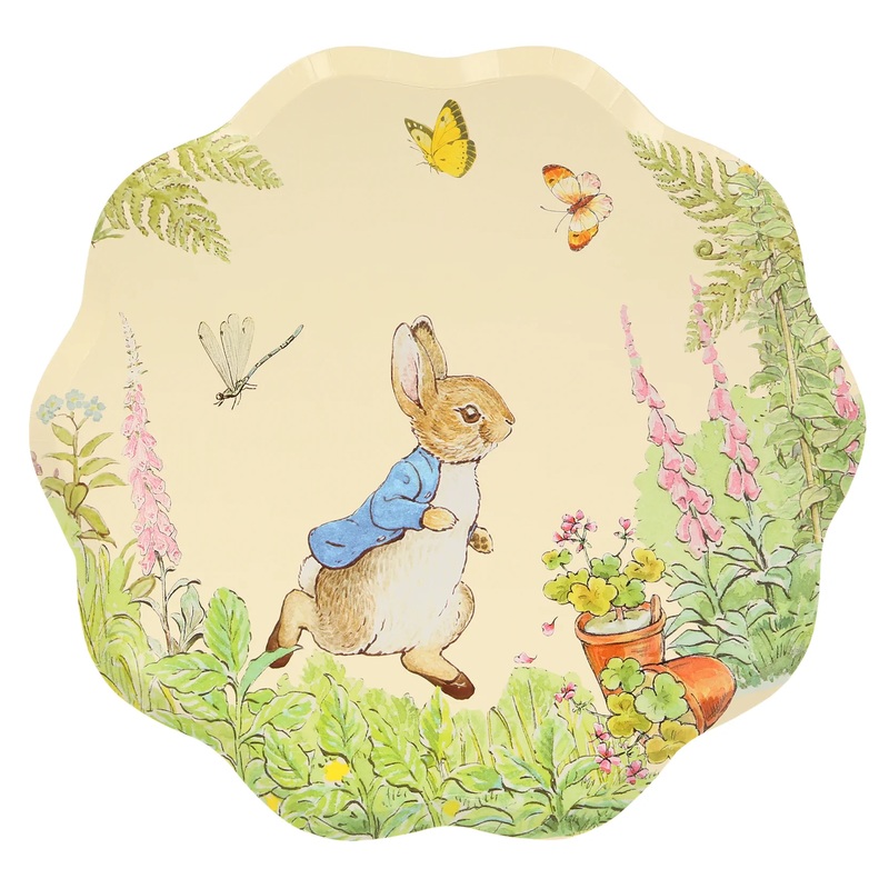 MERI MERI X PETER RABBIT IN THE GARDEN DINNER PLATES